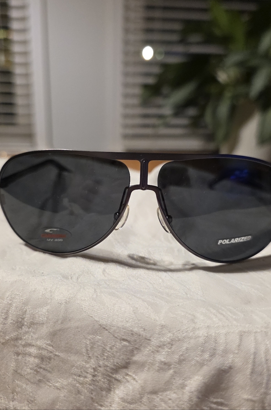 Carerra Aviator Sunglasses in Black